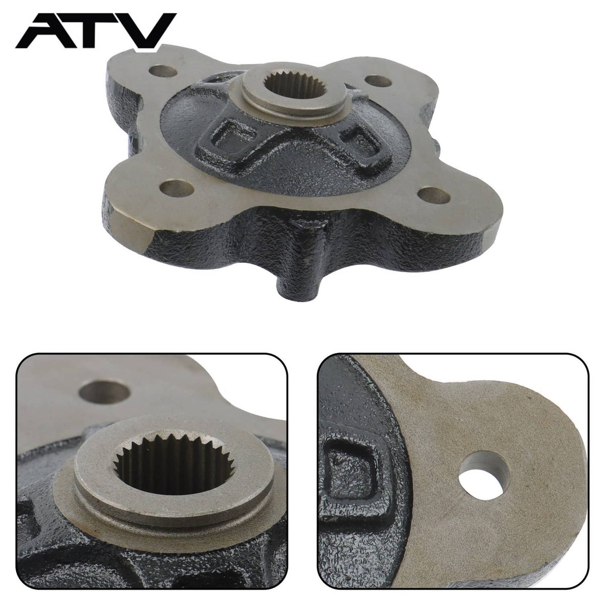 Solidspare Rear Wheel Hub & Bearing Kit For Polaris Ranger XP 900/Crew XP 900 2013-2019 2X