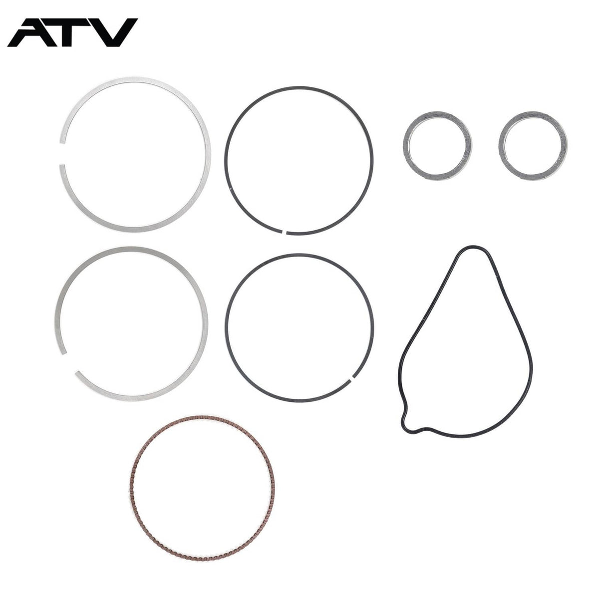 Solidspare For Honda TRX420 Rebuild Kit Crankshaft Cylinder Sleeve  Bearing Gasket 2009-24