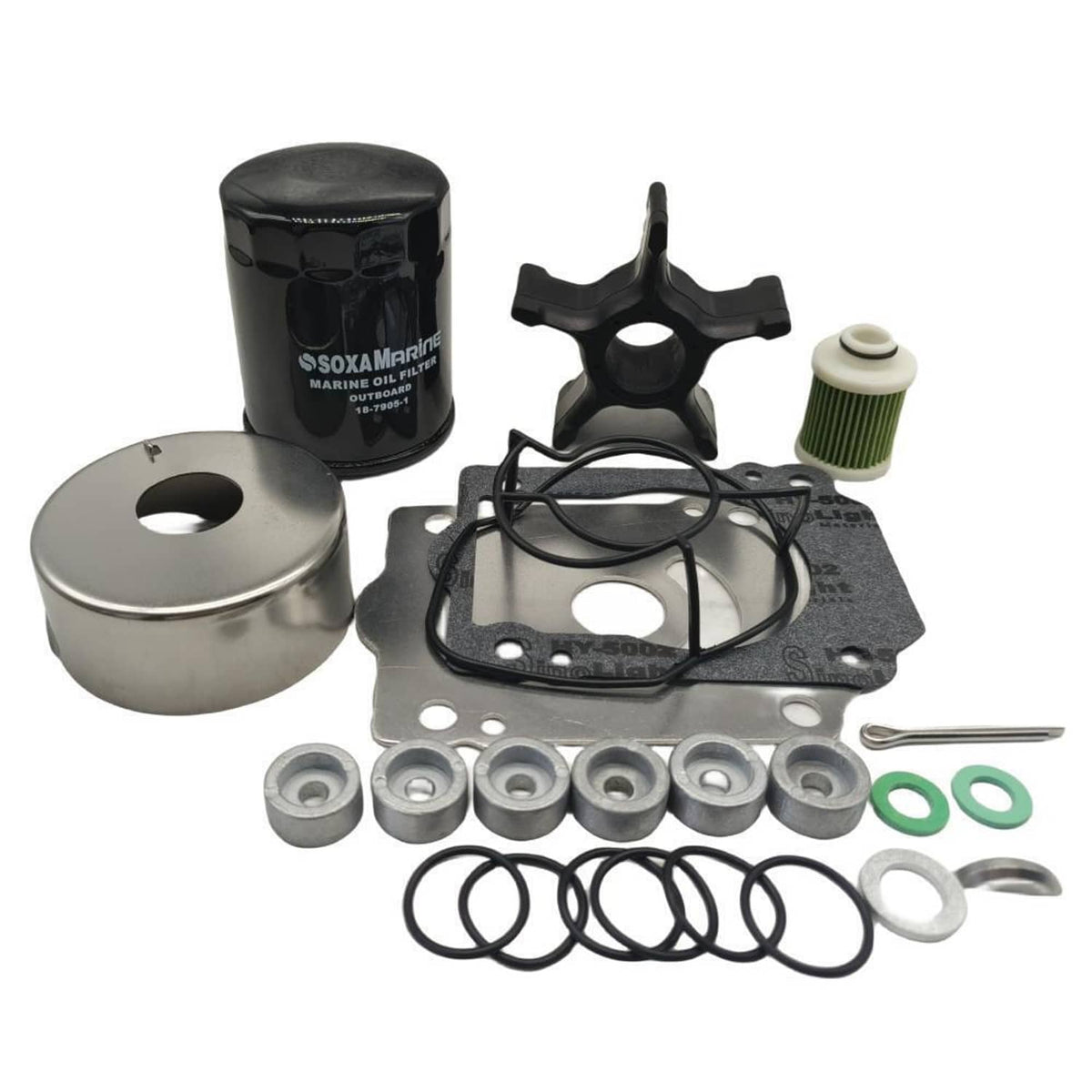 Solid Spare 17400-96832 Maintenance Kit For Suzuki DF150 DF175 DF200 Outboard 17400-96J04