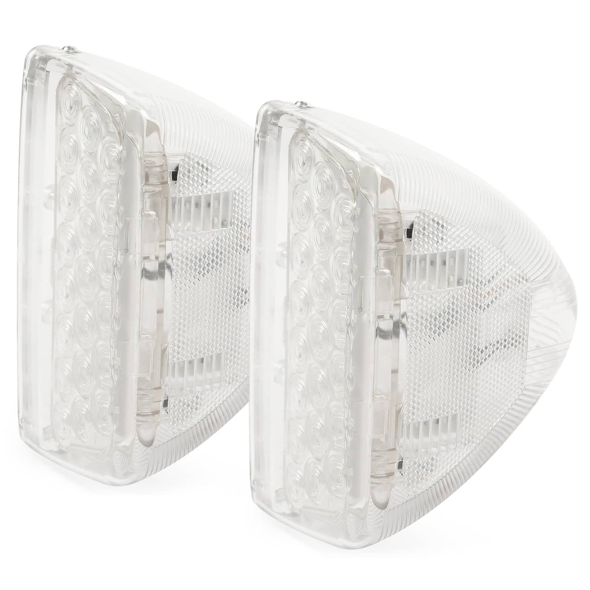 Solid Spare Pair 31 LED Turn Signal Light -Amber LED/Clear Lens RH LH For Peterbilt 379 359