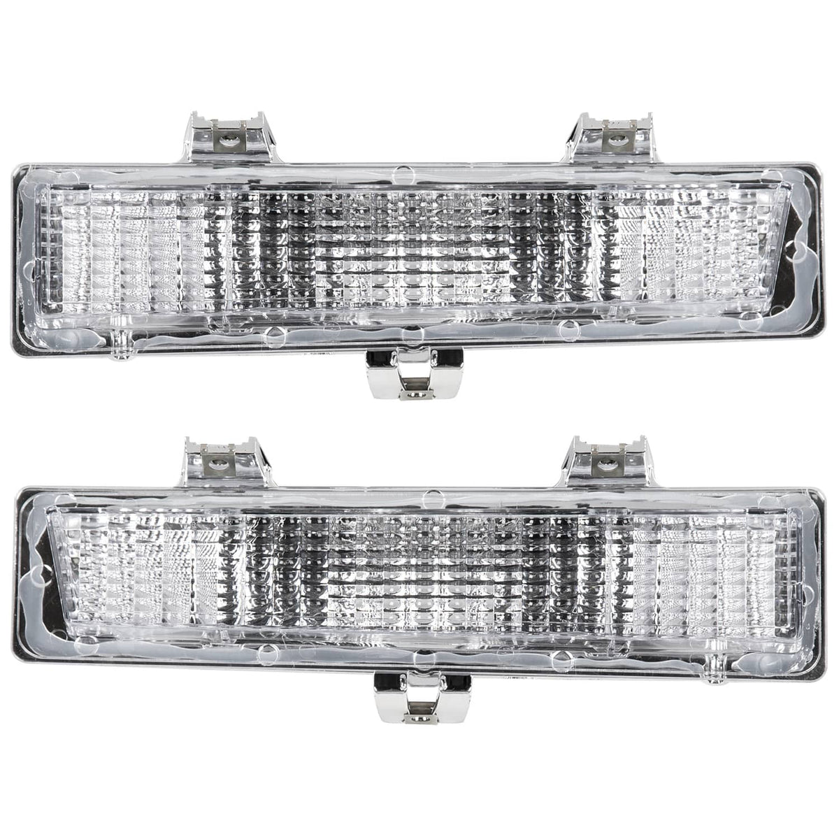 Solid Spare Pair of Front Park and Turn Signal Light Lamps For Chevy Monte Carlo SS 1981-88