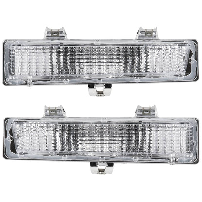 Solid Spare Pair of Front Park and Turn Signal Light Lamps For Chevy Monte Carlo SS 1981-88