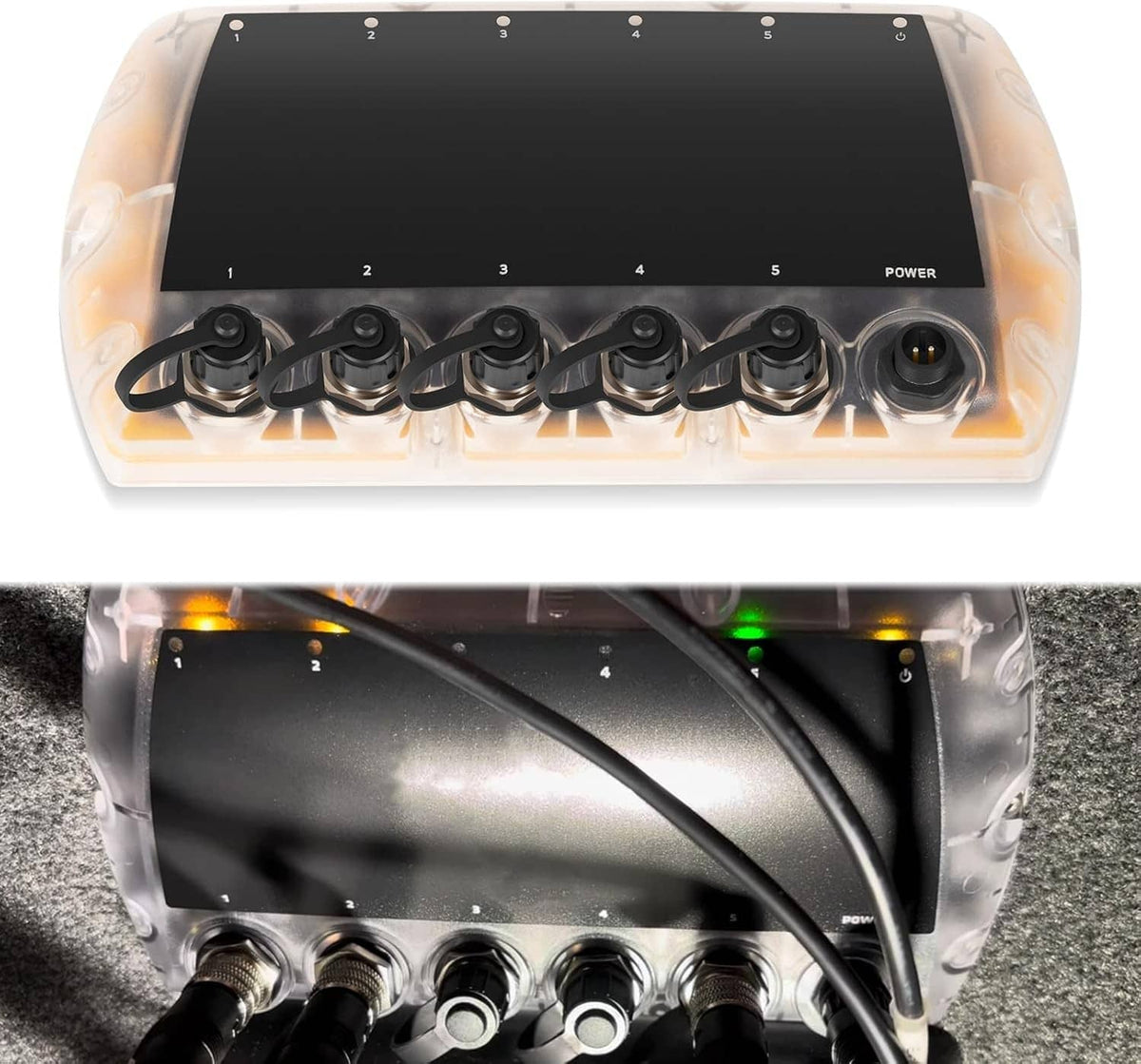 Solidspare 411850-1 5 Port Ethernet Switch Replace for Humminbird AS ETH 5PGL for Helix G4N