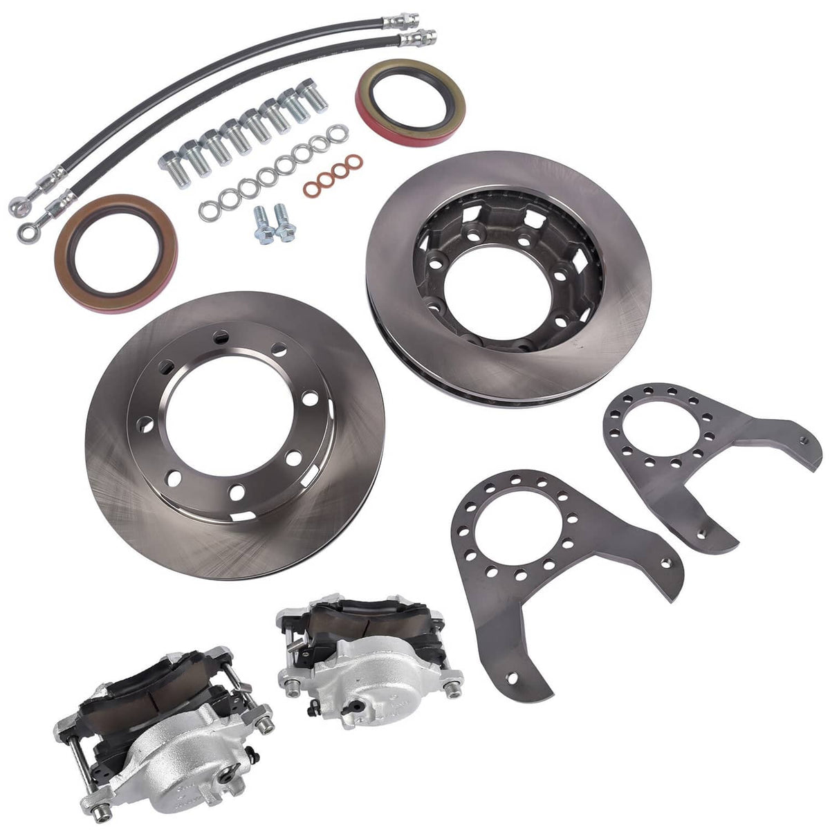 Solidspare For GM 14 Bolt Complete Disc Brake Conversion Kit 10.5 SRW Full Float Disk Brake