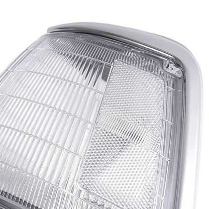 Solid Spare Pair Clear Lens Front Corner Lights Lamps For Toyota Pickup Truck 2WD 1992-1995