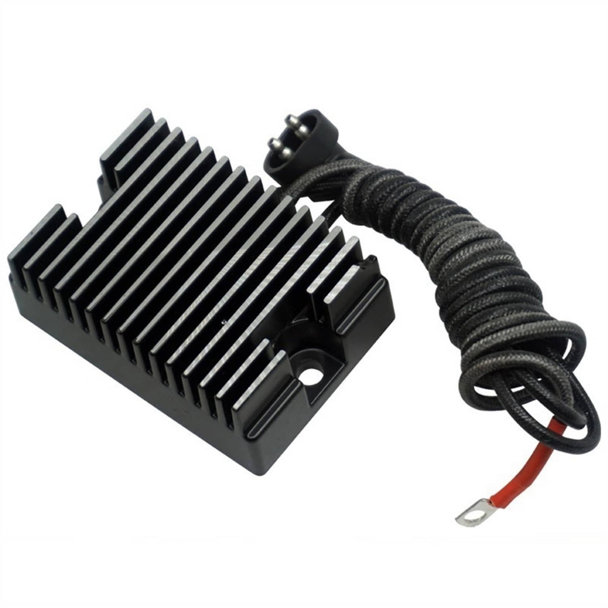 Solidspare Black VOLTAGE REGULATOR RECTIFIER Compatible for HARLEY 74519-88 74519-88A