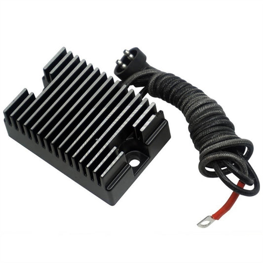 Solidspare Black VOLTAGE REGULATOR RECTIFIER Compatible for HARLEY 74519-88 74519-88A