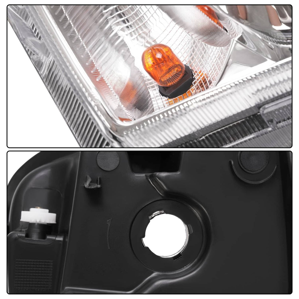 Solid Spare For Chevy Equinox 2018-2021 Bumper Fog Light Turn Signal Lamp w/Wiring Bulbs Set