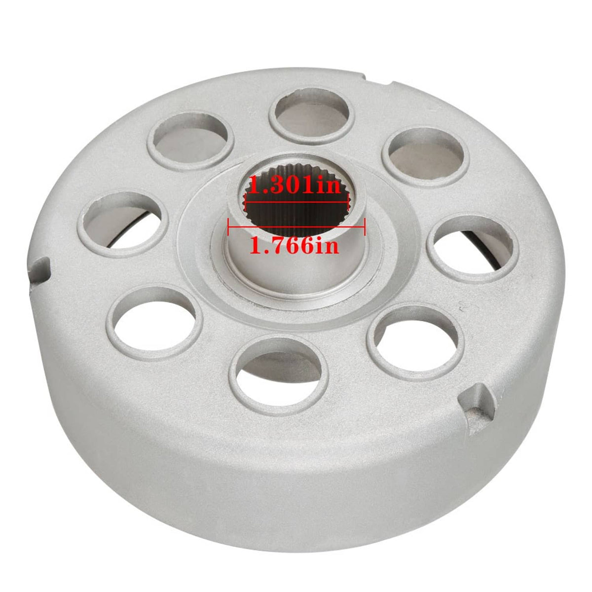 Solidspare Rear Brake Drum Hub W/Shoes Kit for Honda Fourtrax 300 TRX300 TRX300FW 1988-2000