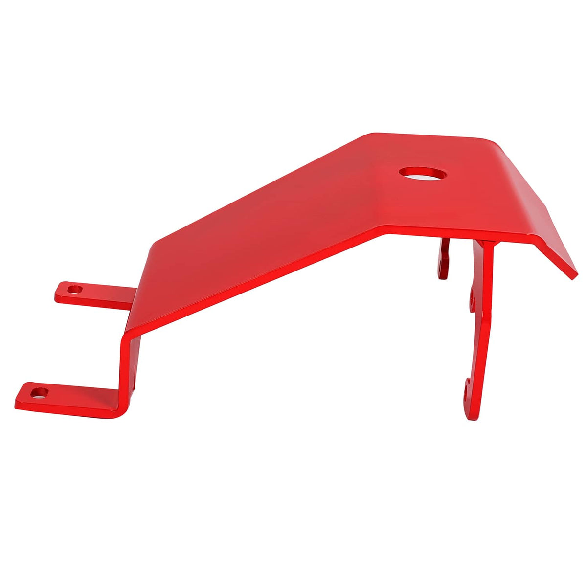 Solid Spare Front Skid Plate Red Steel For Jeep Wrangler 2018-23 / Gladiator 2020-23 RS62116