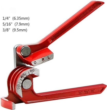 Solid Spare Tubing Tube Bender Aluminum Copper and Steel 1/4" 5/16" 3/8" Fuel Brake Line