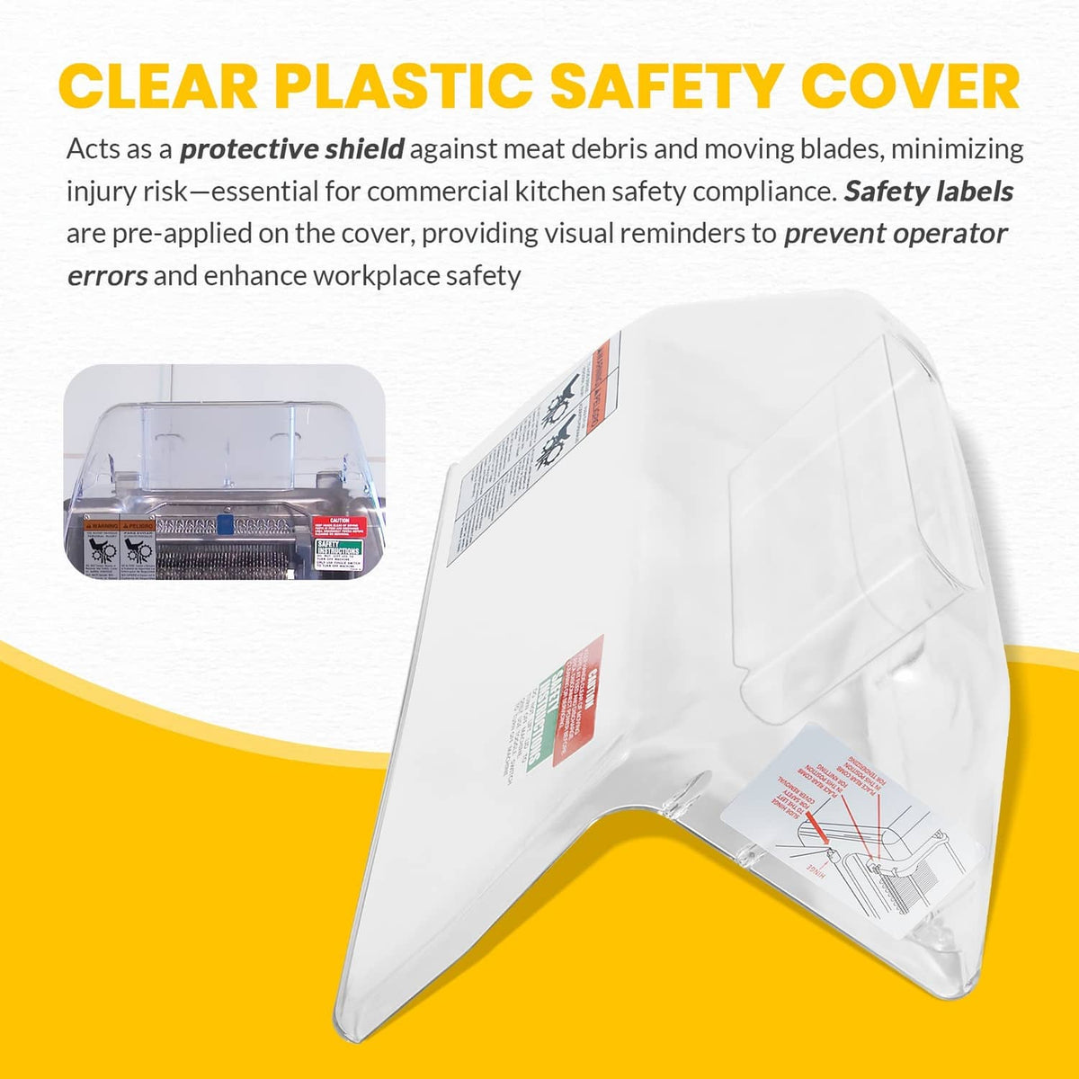 Solidspare Safety Cover for Biro Tenderizers Pro 9 & Sir Steak, replaces T3247-1, TA3096M-2