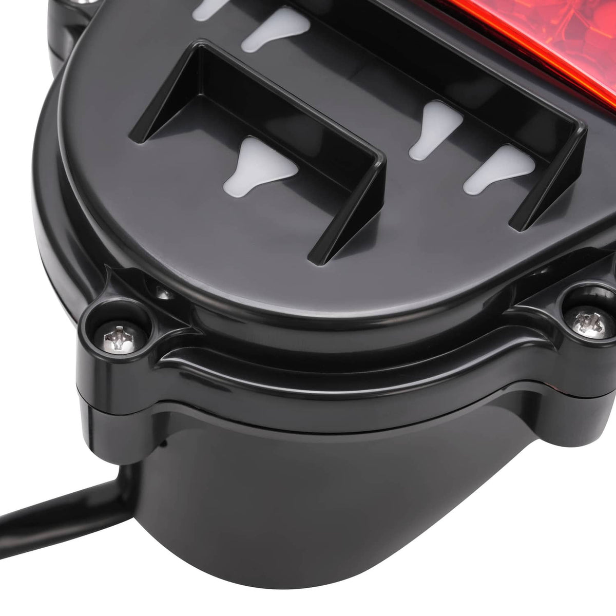 Solid Spare New Red Lens LED Brake Light Lamp Tail Light For Humvee M35 M998 Trucks Rear