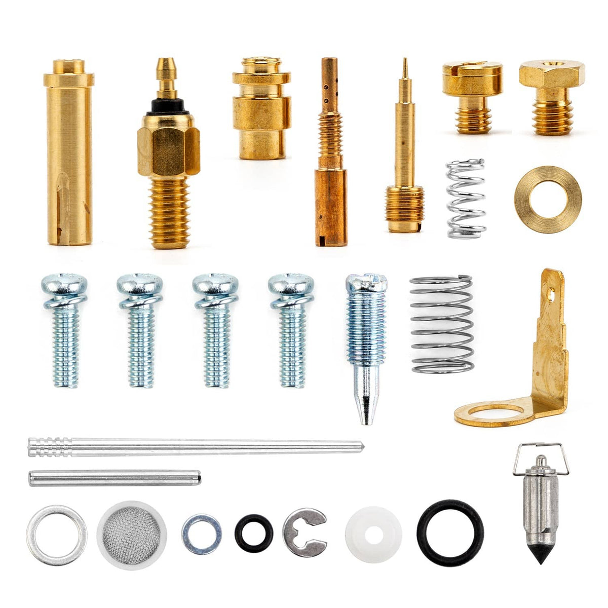 Solidspare Carburetor Rebuild Kit with Intake Manifolds For Yamaha V Star 650 XVS650 98-16