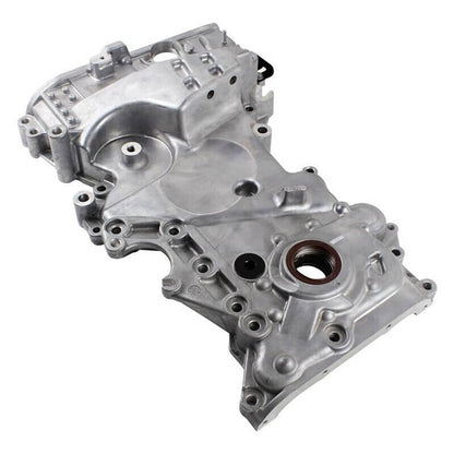 Solidspare Silver Engine Oil Pump Timing Chain Cover for 2017-2020 Hyundai Elantra 2.0L