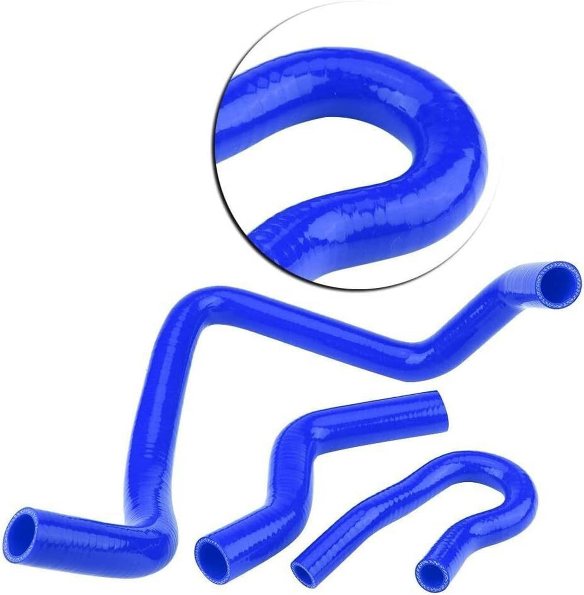 Solidspare New Blue Silicone Radiator Hose Kit Fit For 92-00 Honda Civic D15 D16 SOHC EG/EK