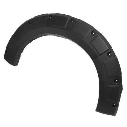 Solid Spare Pocket Rivet Fender Flares Kit Textured For 2018-2020 Ford F150 F-150 Plastic