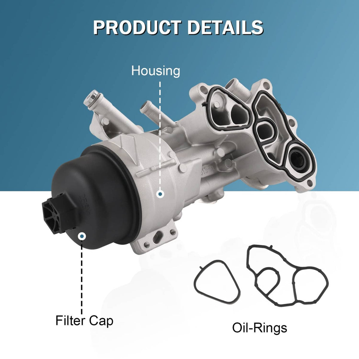 Solidspare Engine Oil Filter Housing & Gasket For MINI COOPER R55 R60 R58 R56 11428643745