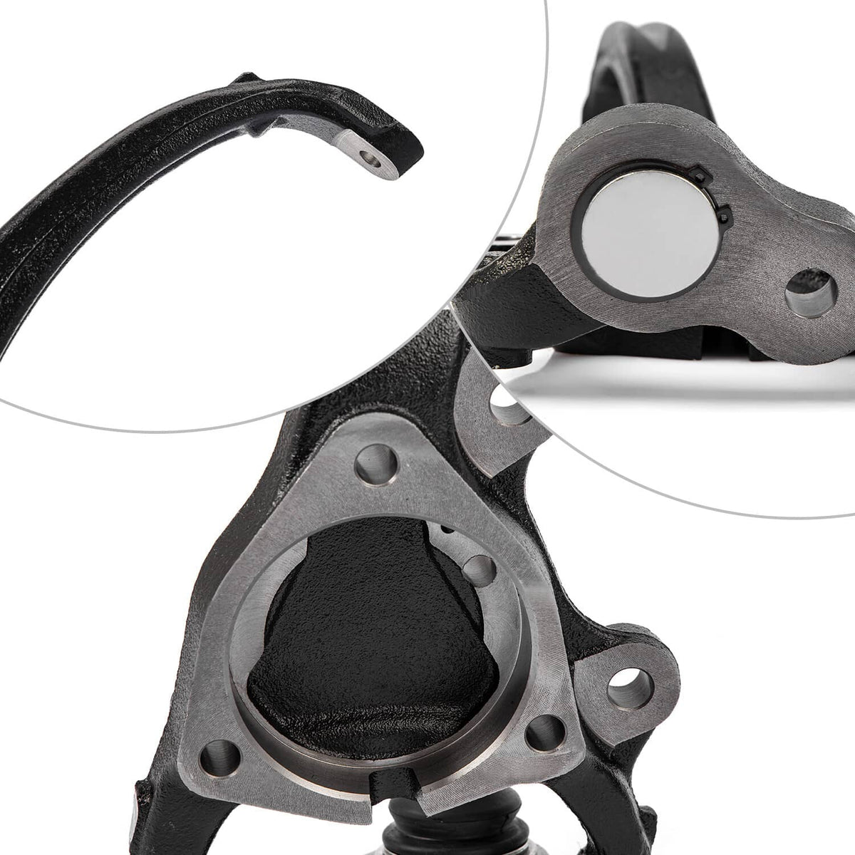 Solidspare 05168421AF Steering Knuckle For 2012-2021 Chrysler 300 Dodge Challenger Charger