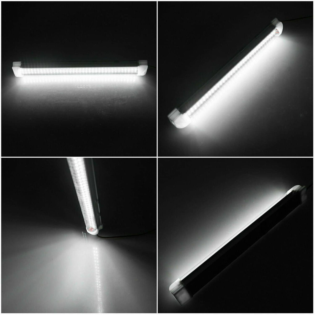 Solidspare 4Pcs 12V 108LED RV Ceiling Dome Light LED Interior Lighting for Trailer Camper