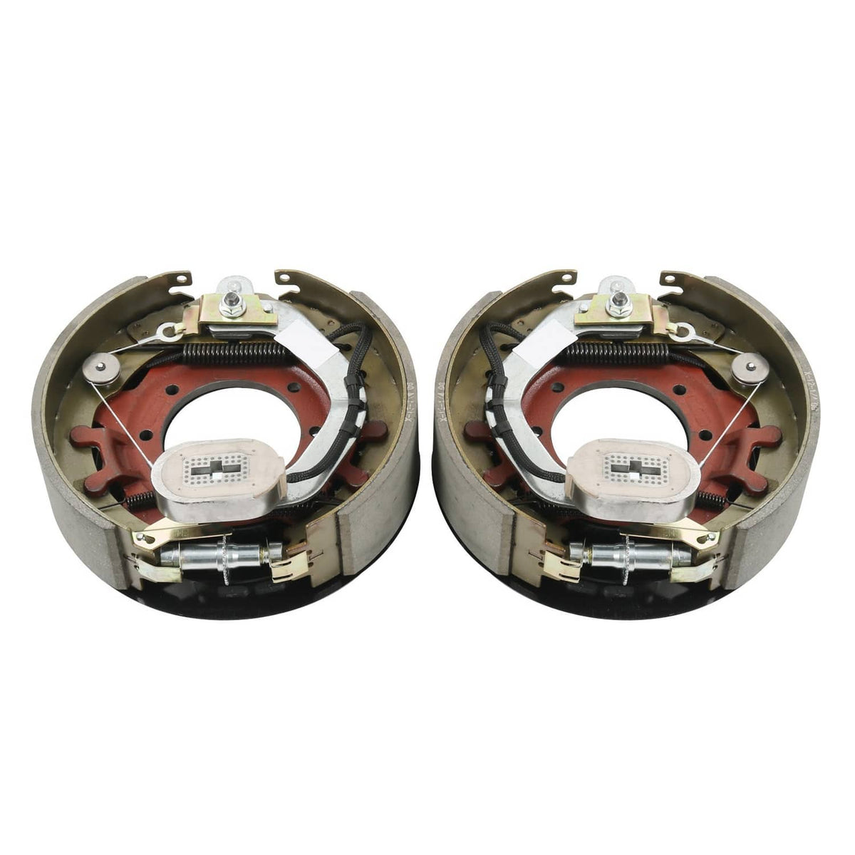 Solidspare Electric Trailer Brake Assembly Pair For 10K lbs Axle w/Shields 12-1/4"x3-3/8"