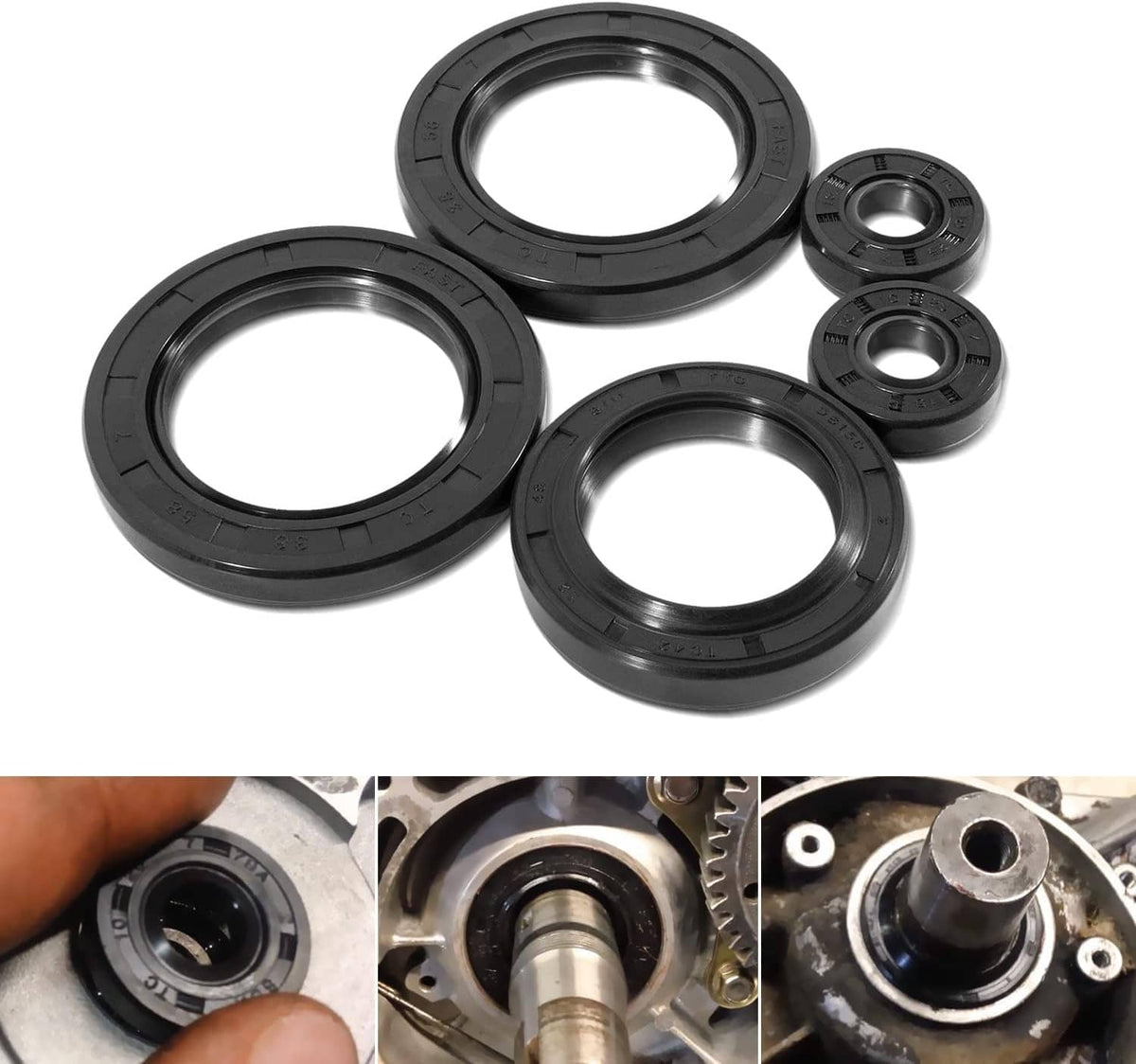 Solidspare 182-2142 Engine Oil Seal Rebuild Kit 400 400L Fit for Polaris Sport 82114 822124