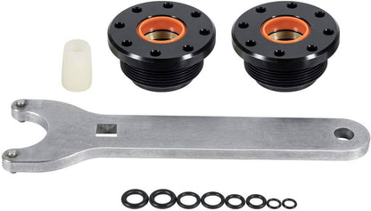 Solid Spare Front Mount Hydraulic Steering Cylinder Seal Kit w/Pin Wrench for Seastar