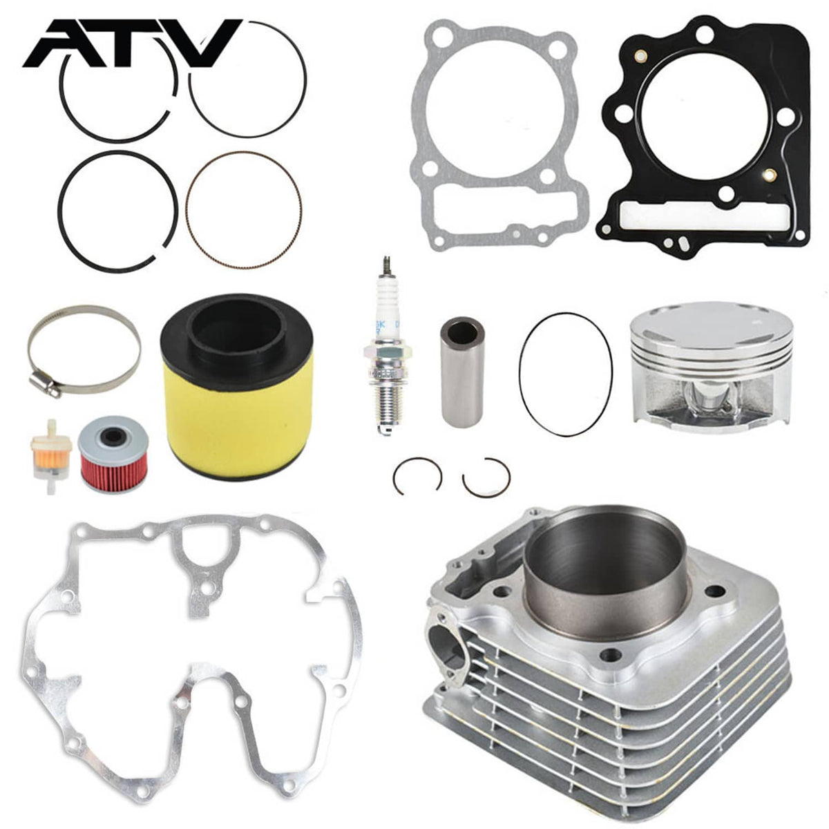 Solidspare For Honda Trx400ex 1999-2008 Std Bore Cylinder Piston Rings Top End Kit