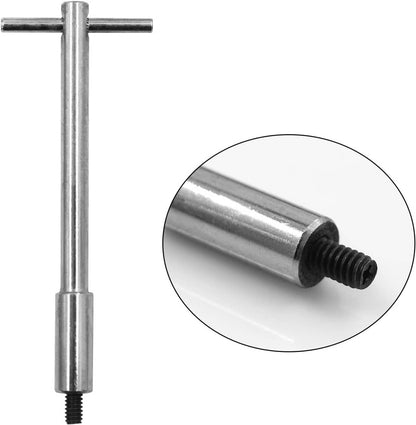 Solidspare Chrome T-Bar, 4-1/4" Tall Valve Cover Bolts, Hold Down Kit for Chevy SBC 283-350
