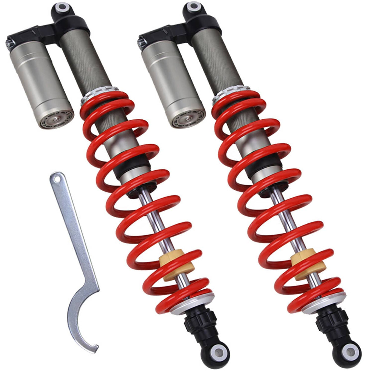 Solidspare UTV STAGE 4  REAR AIR SHOCKS KITS FOR 2009-2014 POLARIS RZR S 800 MODEL 60"