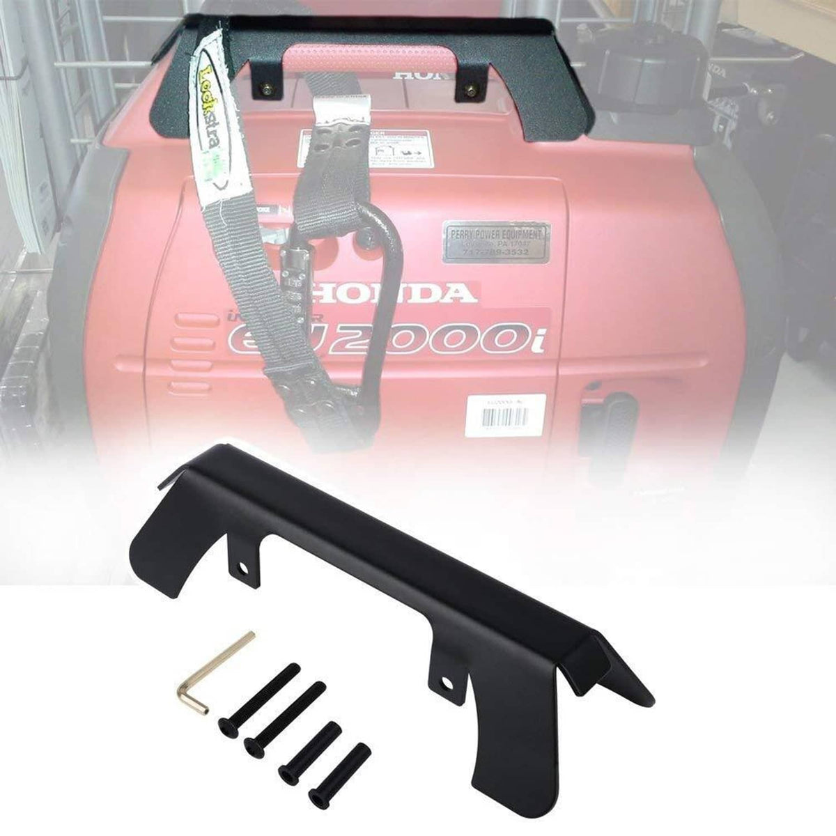 Solid Spare Generator Theft Deterrent Bracket Protection for Honda Generator EU2200i EU2000i