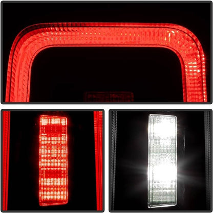 Solidspare For 2010-2014 Ford Mustang Full LED w/ Sequential Tail Lights Black Brake Lamps