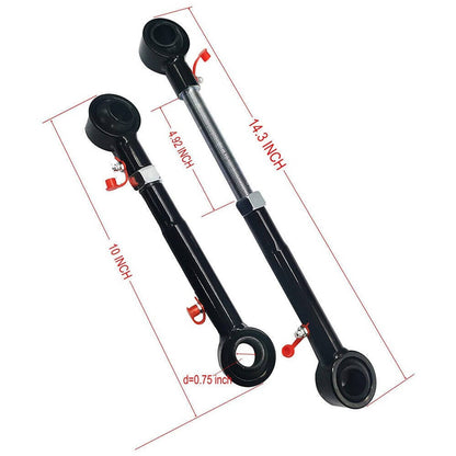 Solidspare Front Sway Bar Links Disconnects for 2.5-6" lifts For 07-18 Jeep Wrangler JK JKS