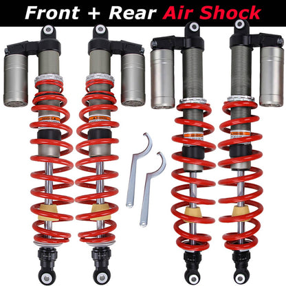 Solidspare 4X Front + Rear Air Shocks Absorbers Set For 2009-2014 Polaris RZR 800 S UTV