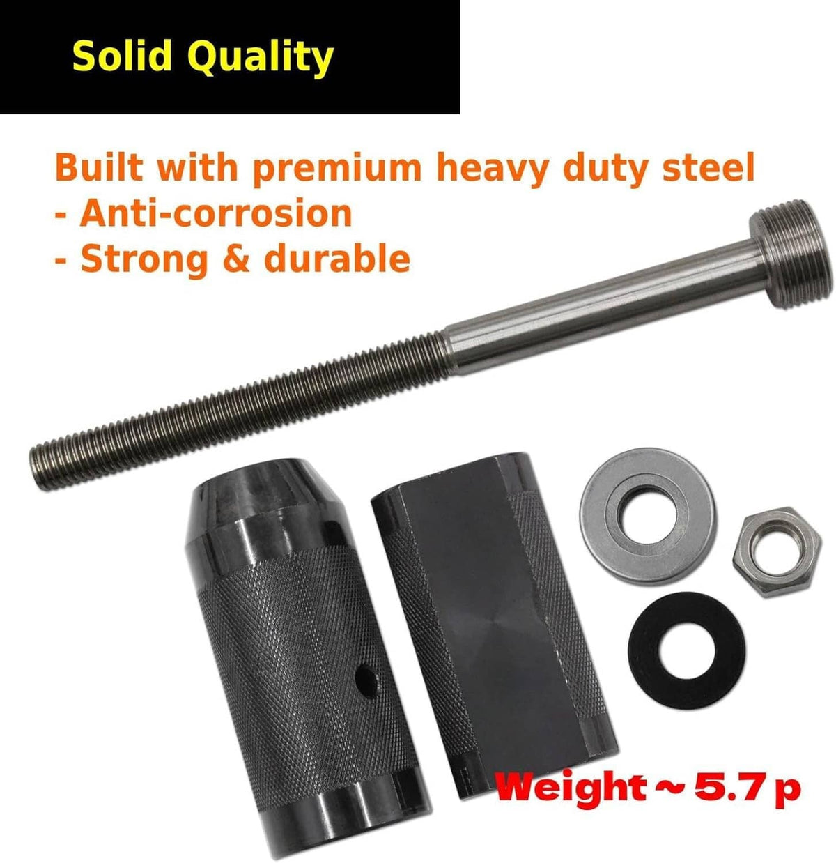 Solidspare Injector Sleeve Cup Remover Installer Tool Set 9U-6891 for CAT 3406E C10 C12 C15