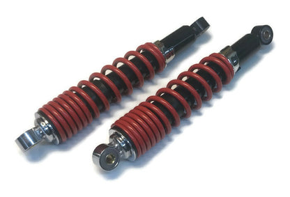 (2) Red 12" Front / Rear Shocks Absorber 10mm ID for Carter Bros 1150-9015 Kart