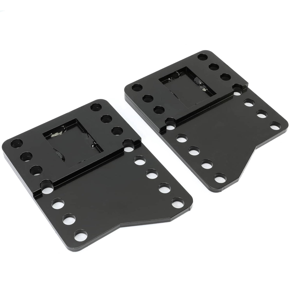 Solidspare Universal Black Steel Snowplow part Mount Drop Brackets Lift Extension Kit