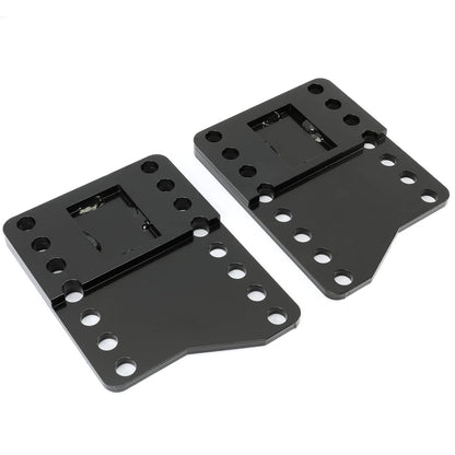 Solidspare Universal Black Steel Snowplow part Mount Drop Brackets Lift Extension Kit