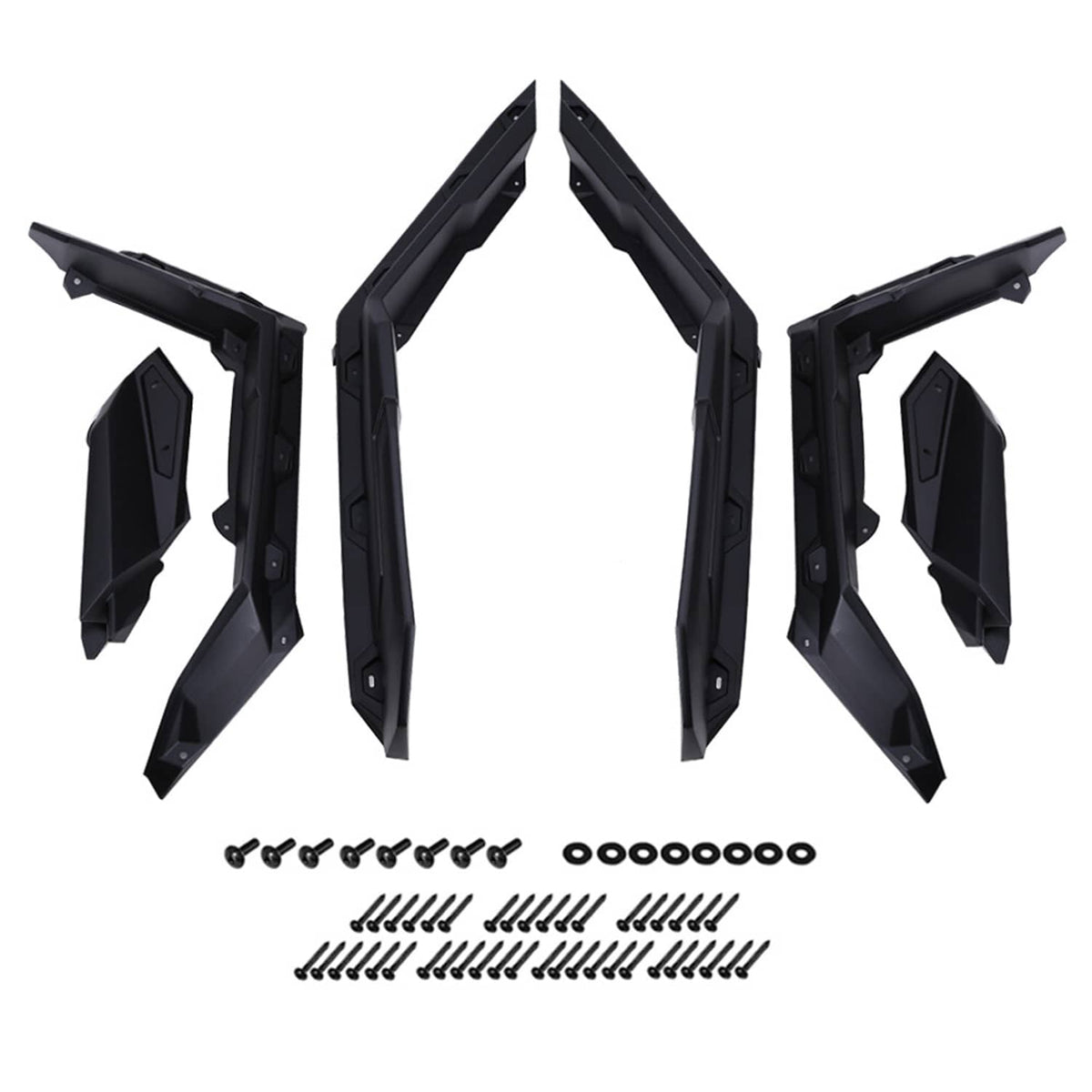 Solidspare Extended Fender Flares Kit For Can Am Maverick X3/MAX Turbo R RR 2017-2025 UTV