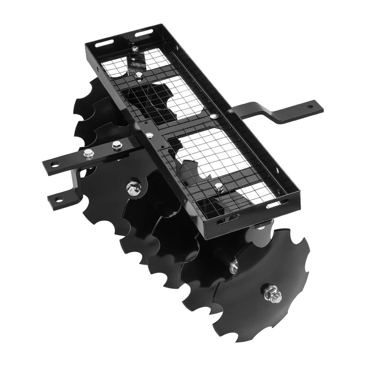 Solidspare Rear Disc Harrow 11" Steel Tow For Universal Tractor Sleeve Hitch Attachment