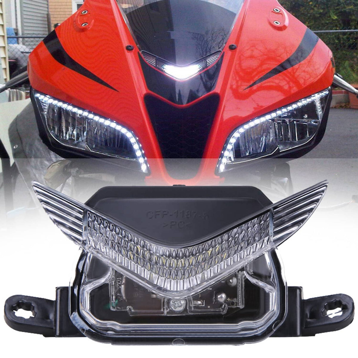 Solidspare Front Upper Headlight Bulbs Head Lamp for Honda CBR600RR CBR 600 RR 2007-2012