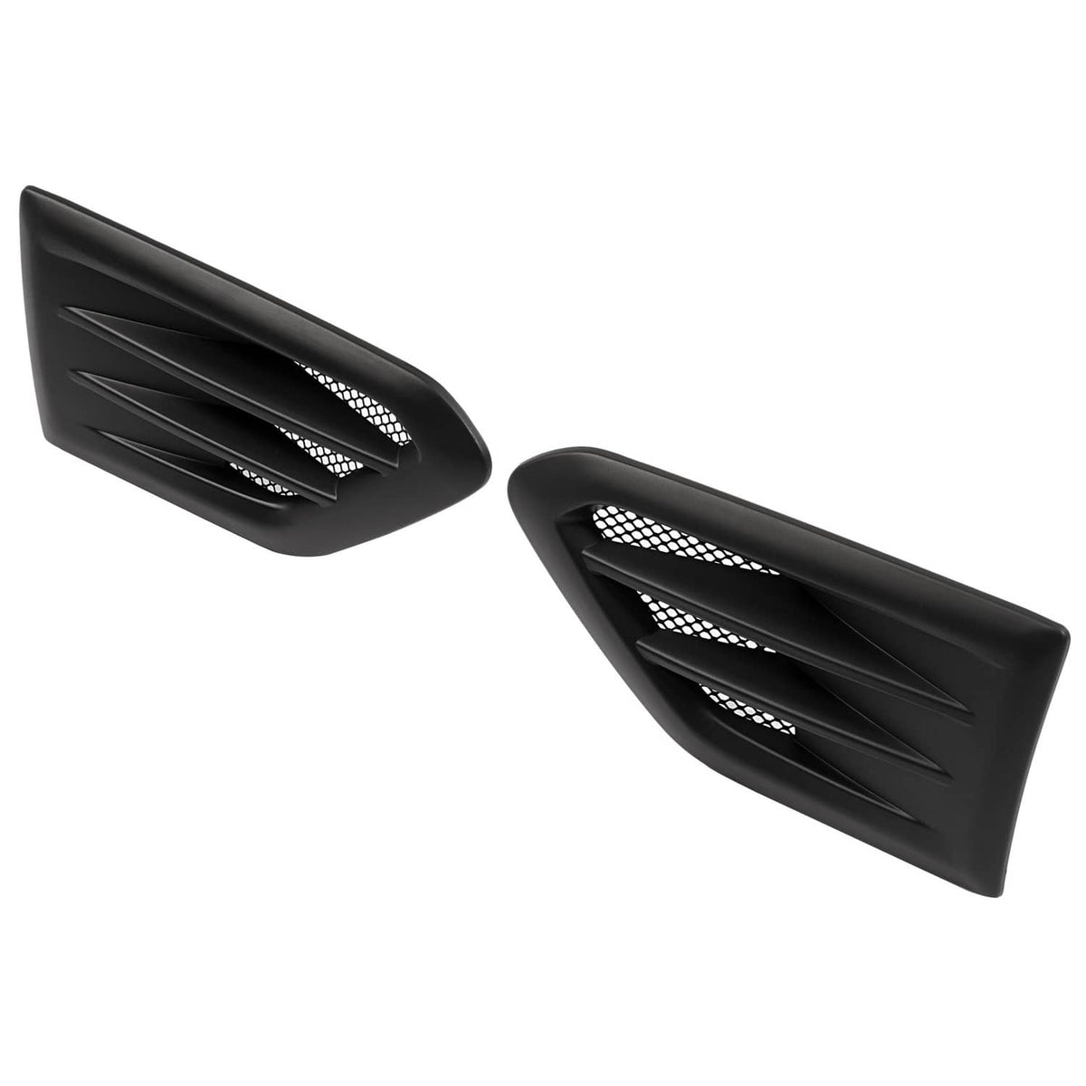 Solid Spare Pair of Fender Air Vent For Ford Ranger 2019-2023 USA Built Matte Black