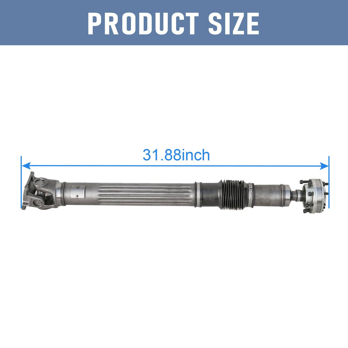 Solidspare Front Driveshaft Prop Shaft 52853321AC For Jeep Wrangler 2007-2011 938-102