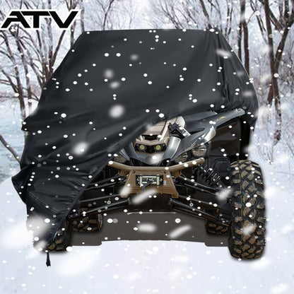 Solidspare XXXL 190T Waterproof ATV Cover Quad Bike For Polaris Can-Am For Honda For Yamaha