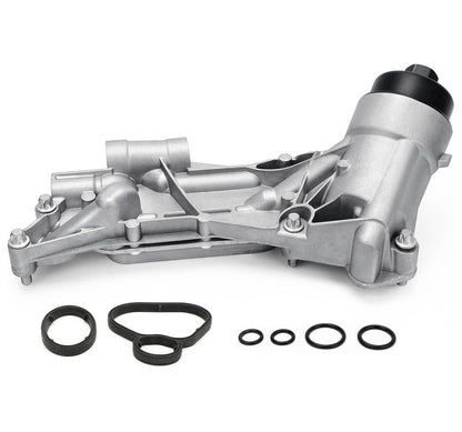 Solidspare 93186324 Engine Oil Cooler Filter Housing Assembly for Chevy Cruze Aveo 1.6L 1.8