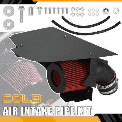 Solidspare 4" Cold Air Intake System Kit + Red Filter For BMW 2019+ M340i G20 G21 B58 3.0L