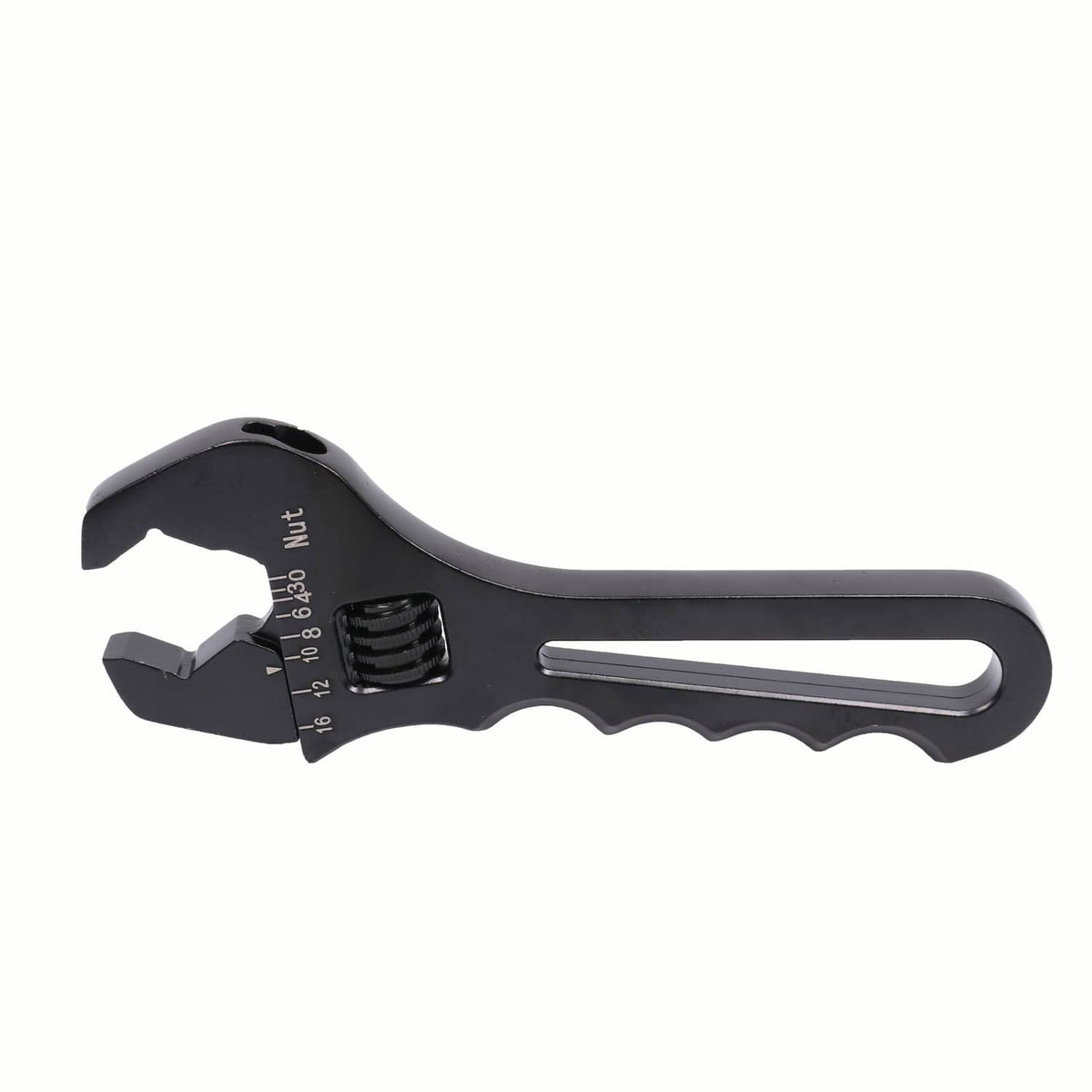 Solidspare Aluminum 3AN-16AN Adjustable Wrench Tool Spanner Black For Hose End Fitting