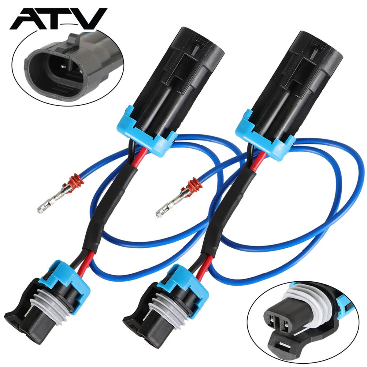 Solidspare Eyebrow Wiring Harness Fang Lights for Polaris RZR Trail S 900 1000 XP 2019-2021