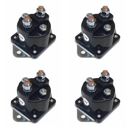 (4) 12 Volt Solenoid for Club Car, Precedent Gas Golf Cart Car Coil (84+) DS/04+