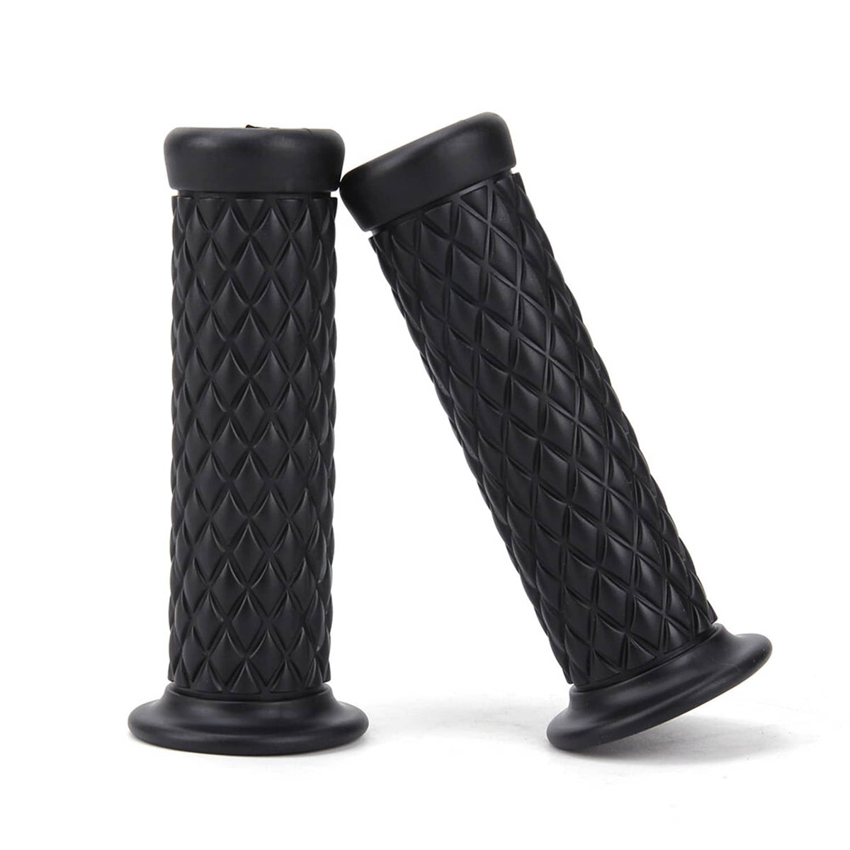 Solidspare Motorcycle Hand Grips Bar End Handlebar Gel For Cafe Racer Dirt Bike ATV 7/8"